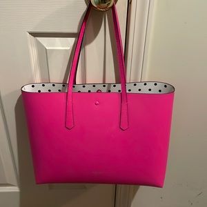 Kate Spade bright pink tote